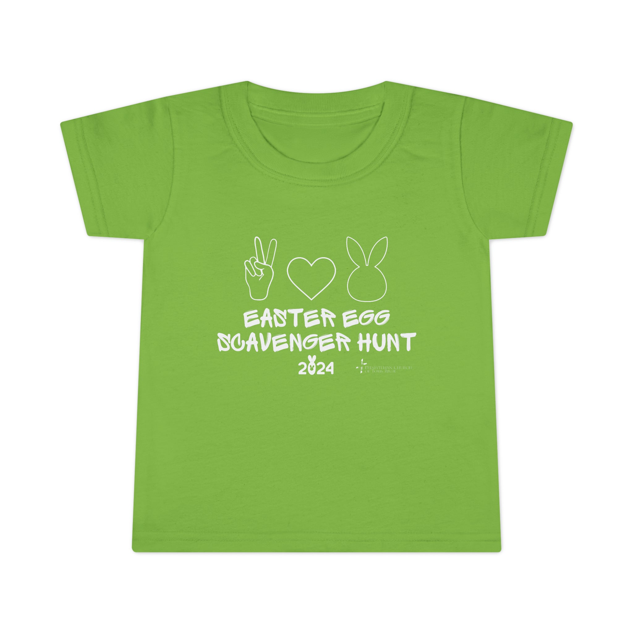 bunny light green Toddler T-shirt