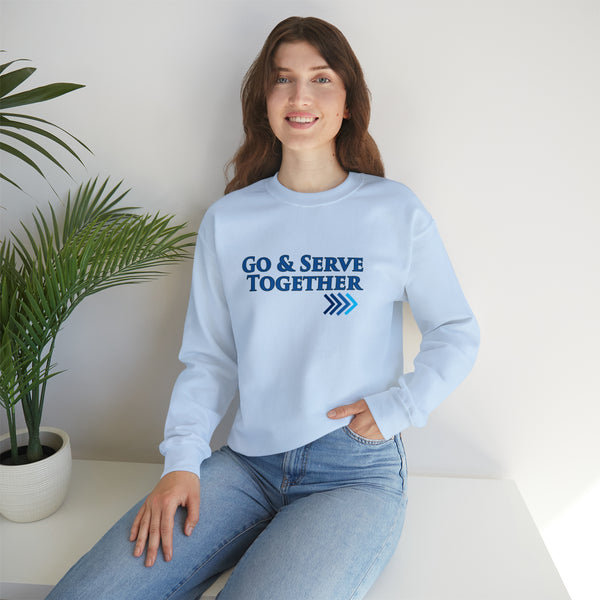 Go & Serve Together Unisex Heavy Blend™ Crewneck Sweatshirt