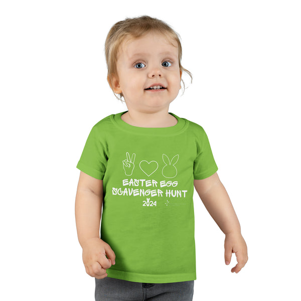 bunny light green Toddler T-shirt