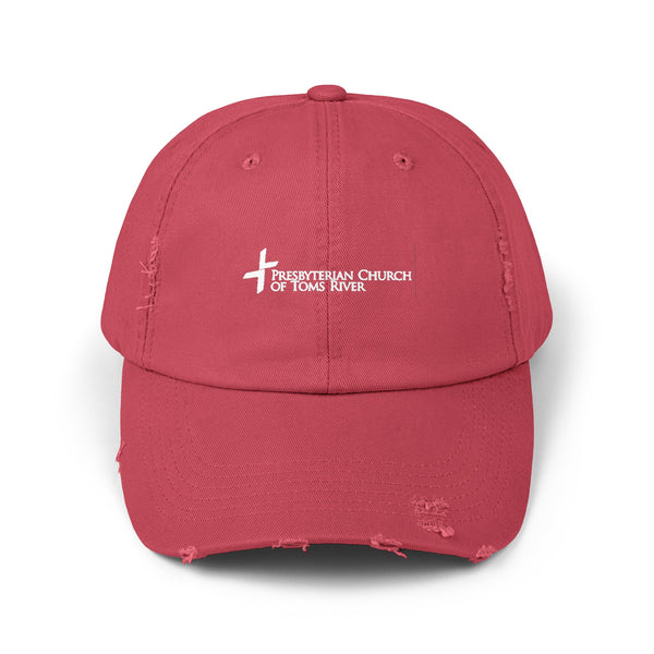 PCTR Logo Unisex Distressed Cap