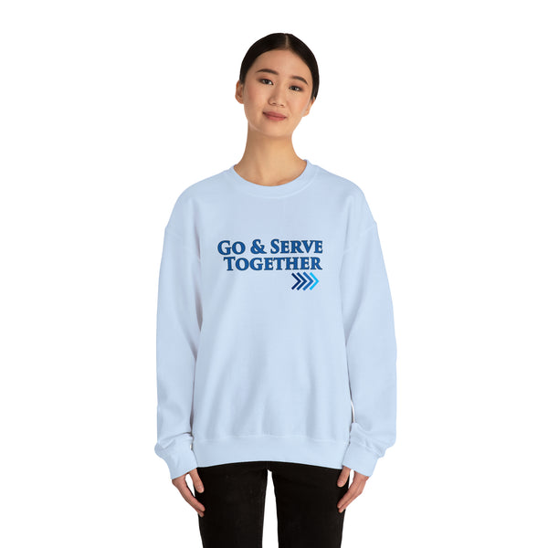 Go & Serve Together Unisex Heavy Blend™ Crewneck Sweatshirt