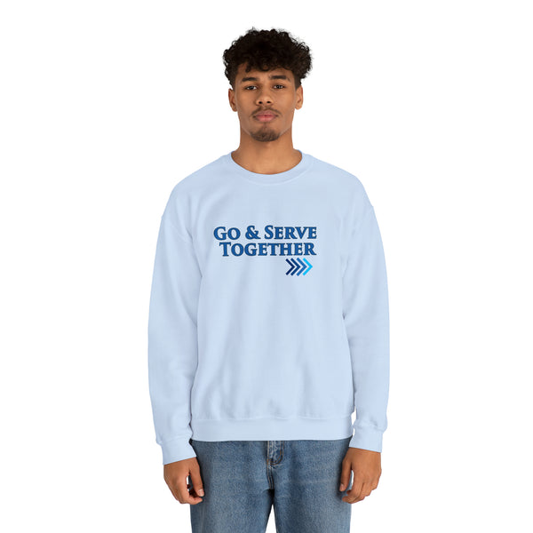 Go & Serve Together Unisex Heavy Blend™ Crewneck Sweatshirt