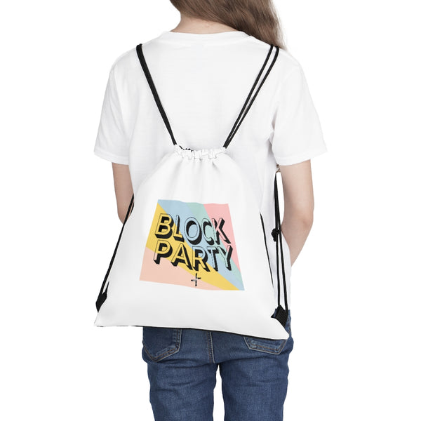 Block Party Outdoor Drawstring Bag