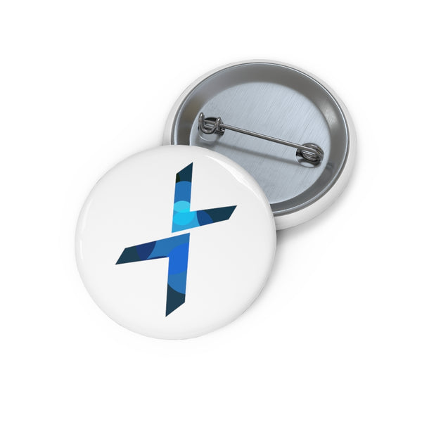 Logo Cross Custom Pin Buttons