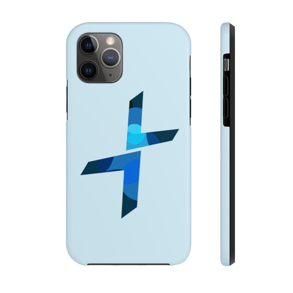 Blue Logo Cross Case Mate Tough Phone Cases