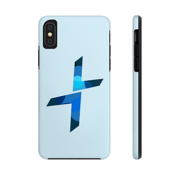 Blue Logo Cross Case Mate Tough Phone Cases