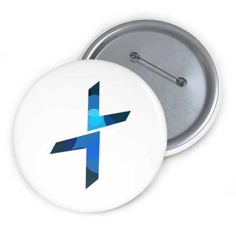 Logo Cross Custom Pin Buttons