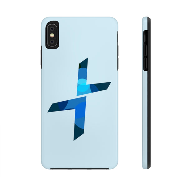 Blue Logo Cross Case Mate Tough Phone Cases