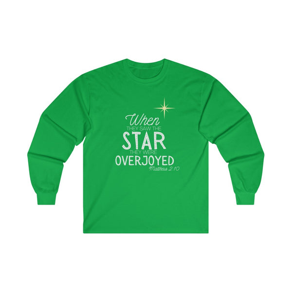 Matthew 2:10 Star - Ultra Cotton Long Sleeve Tee