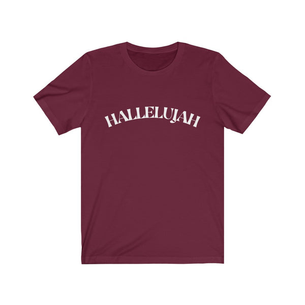 Hallelujah Unisex Jersey Short Sleeve Tee