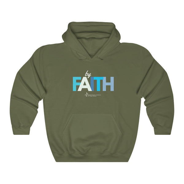 By Faith Unisex Heavy Blend™ Hooded Sweatshirt