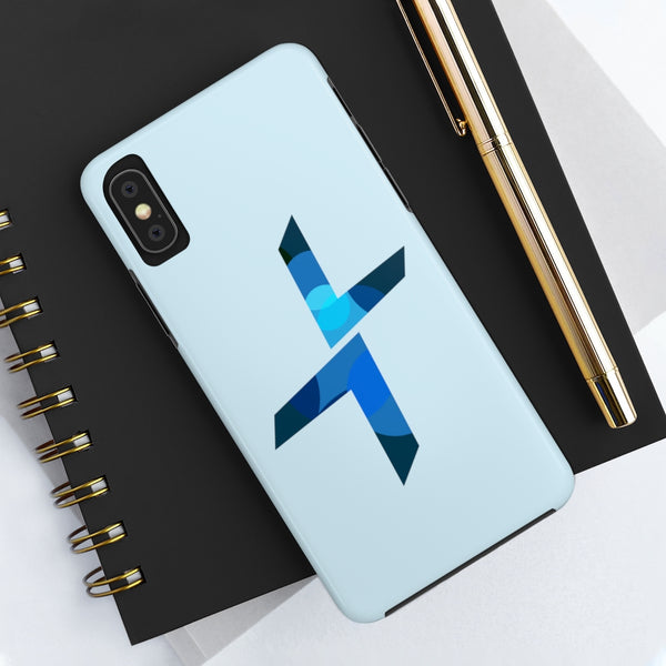 Blue Logo Cross Case Mate Tough Phone Cases