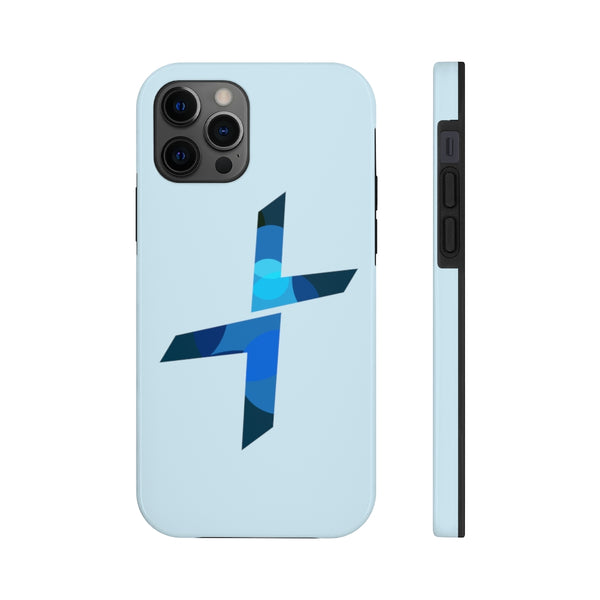 Blue Logo Cross Case Mate Tough Phone Cases