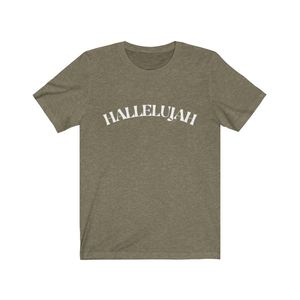 Hallelujah Unisex Jersey Short Sleeve Tee