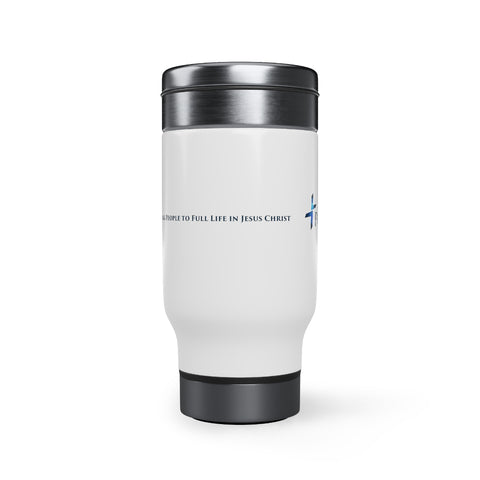 Mission & Vision Stainless Steel Travel Mug with Handle, 14oz - 2