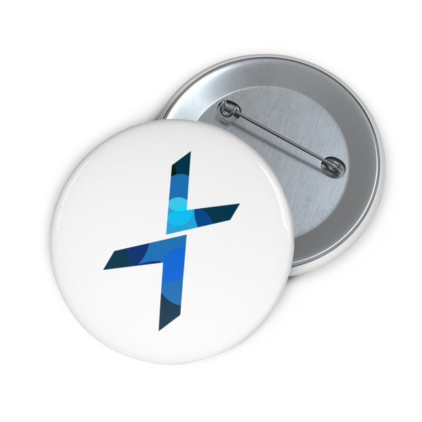 Logo Cross Custom Pin Buttons