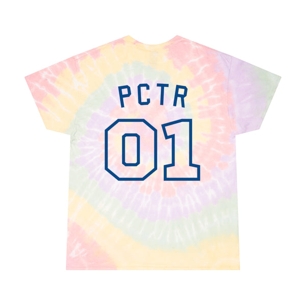 PCTR Cross Logo Tie-Dye Tee, Spiral