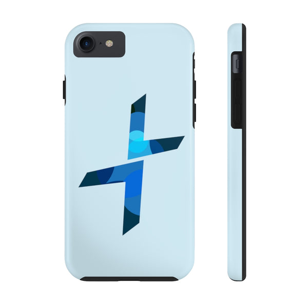 Blue Logo Cross Case Mate Tough Phone Cases