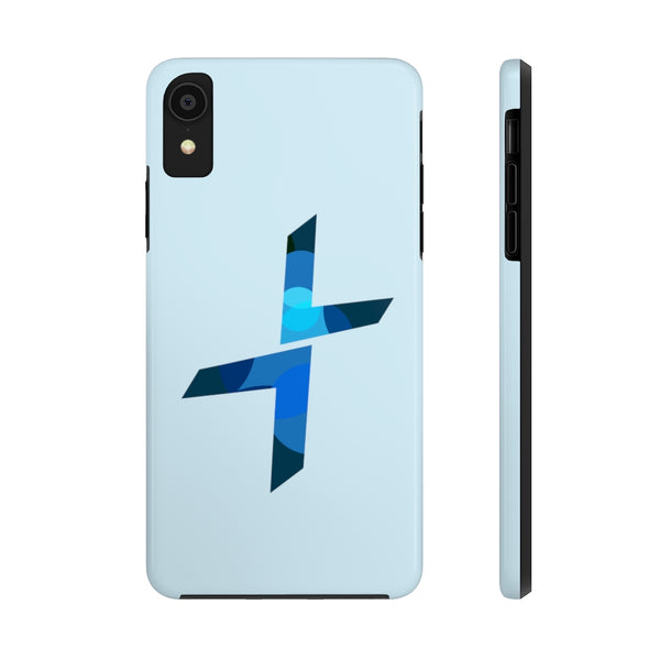 Blue Logo Cross Case Mate Tough Phone Cases