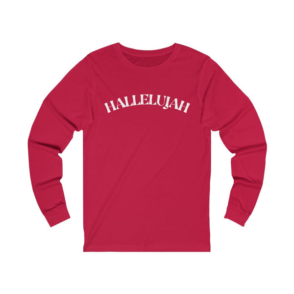 Hallelujah Unisex Jersey Long Sleeve Tee
