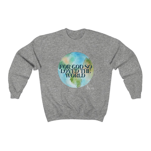 For God So Loved the World Unisex Heavy Blend™ Crewneck Sweatshirt