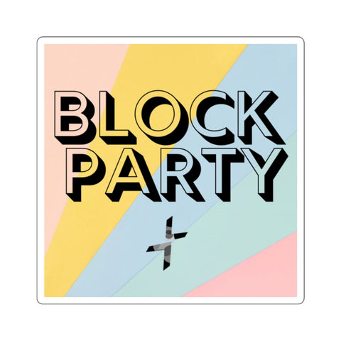 Block Party Square Stickers