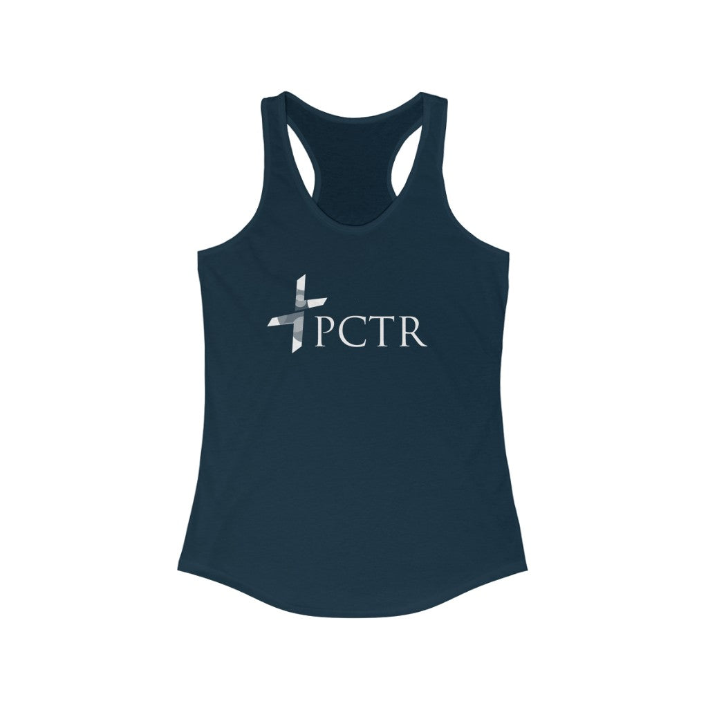 PCTR Logo Women's Ideal Racerback Tank