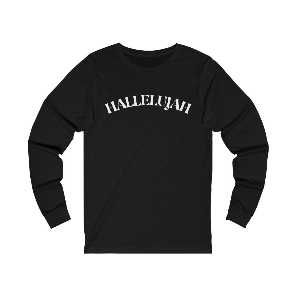 Hallelujah Unisex Jersey Long Sleeve Tee