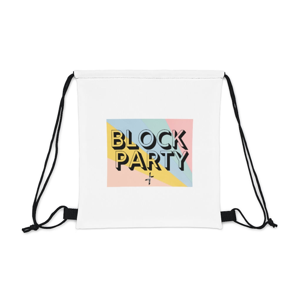 Block Party Outdoor Drawstring Bag