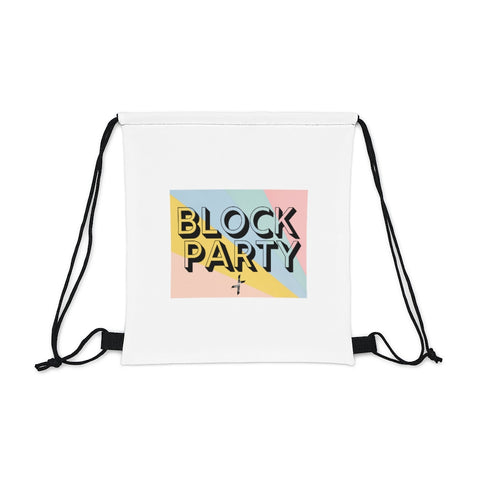 Block Party Outdoor Drawstring Bag
