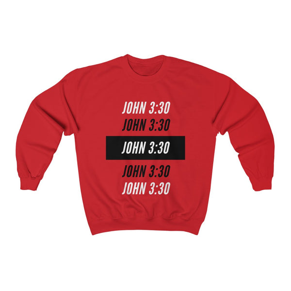 John 3:30 Unisex Heavy Blend™ Crewneck Sweatshirt