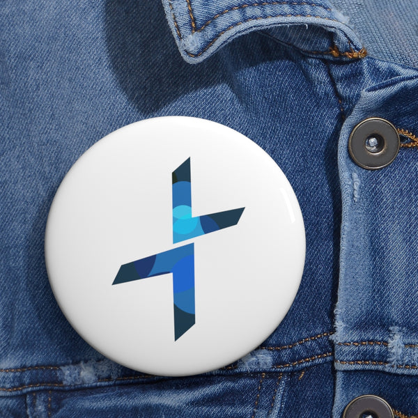 Logo Cross Custom Pin Buttons