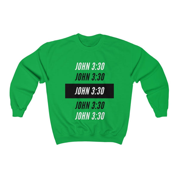 John 3:30 Unisex Heavy Blend™ Crewneck Sweatshirt