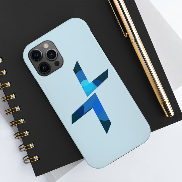 Blue Logo Cross Case Mate Tough Phone Cases